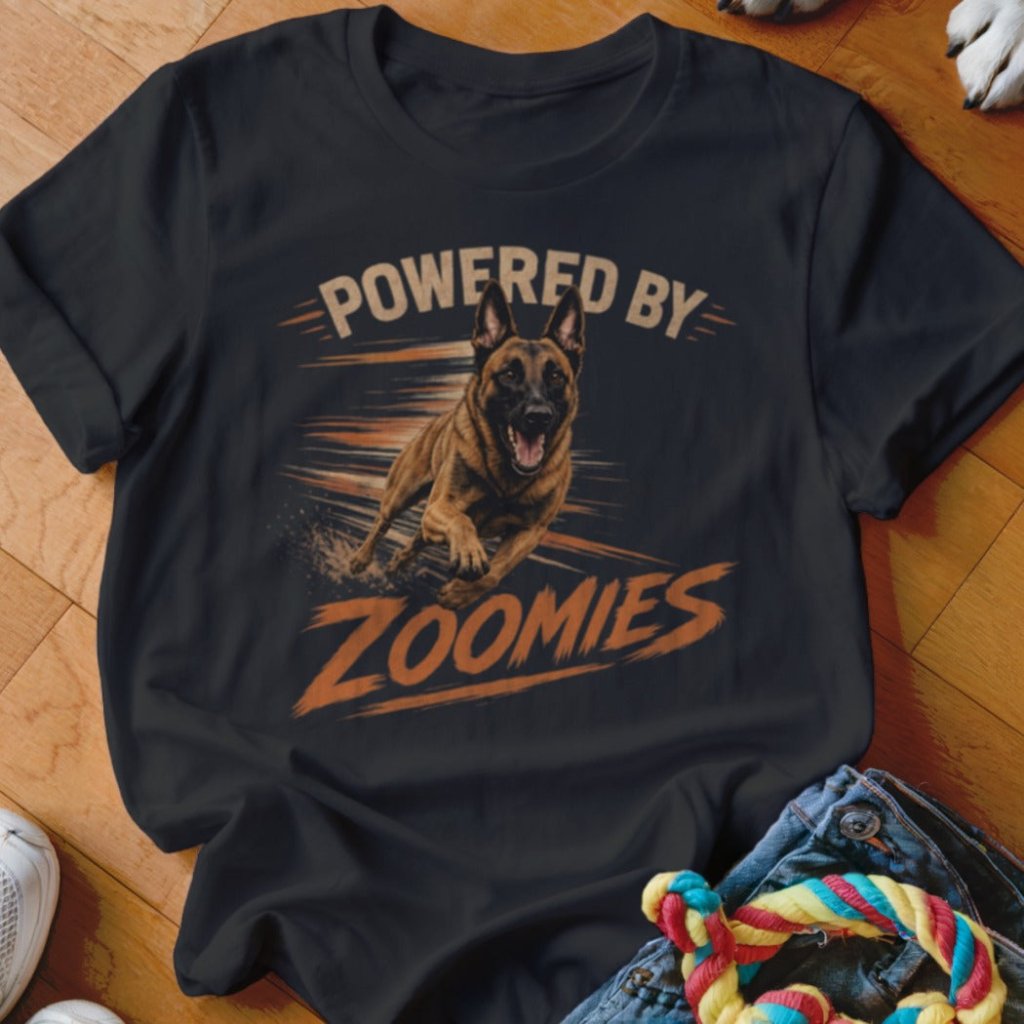 Powered by Zoomies Shirt - The Pawsitive Initiative