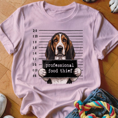 Professional Food Thief Basset Hound Shirt - The Pawsitive Initiative