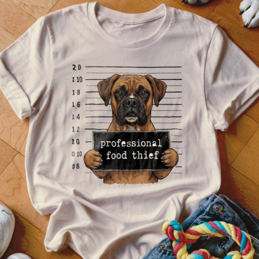 Professional Food Thief Boxer Shirt - The Pawsitive Initiative