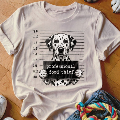 Professional Food Thief Dalmatian Shirt - The Pawsitive Initiative