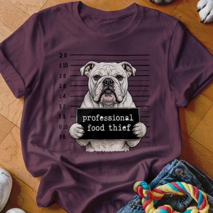 Professional Food Thief English Bulldog Shirt - The Pawsitive Initiative