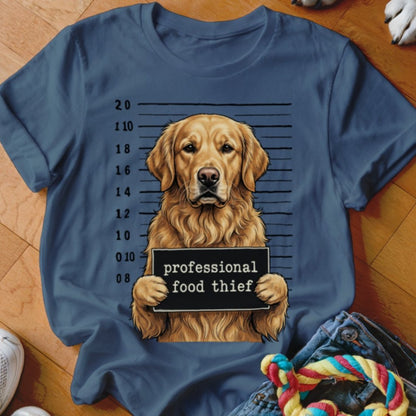 Professional Food Thief Golden Shirt - The Pawsitive Initiative
