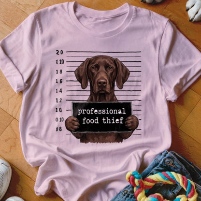 Professional Food Thief GSP Shirt - The Pawsitive Initiative