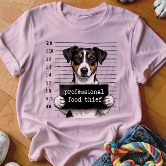 Professional Food Thief Jack Russell Shirt - The Pawsitive Initiative