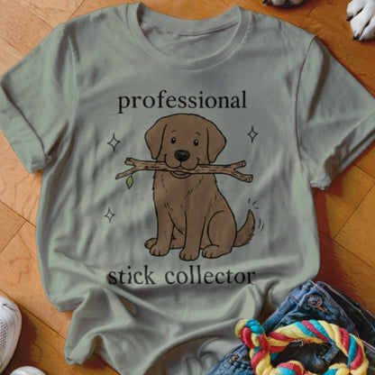 Professional Stick Collector Shirt - The Pawsitive Initiative
