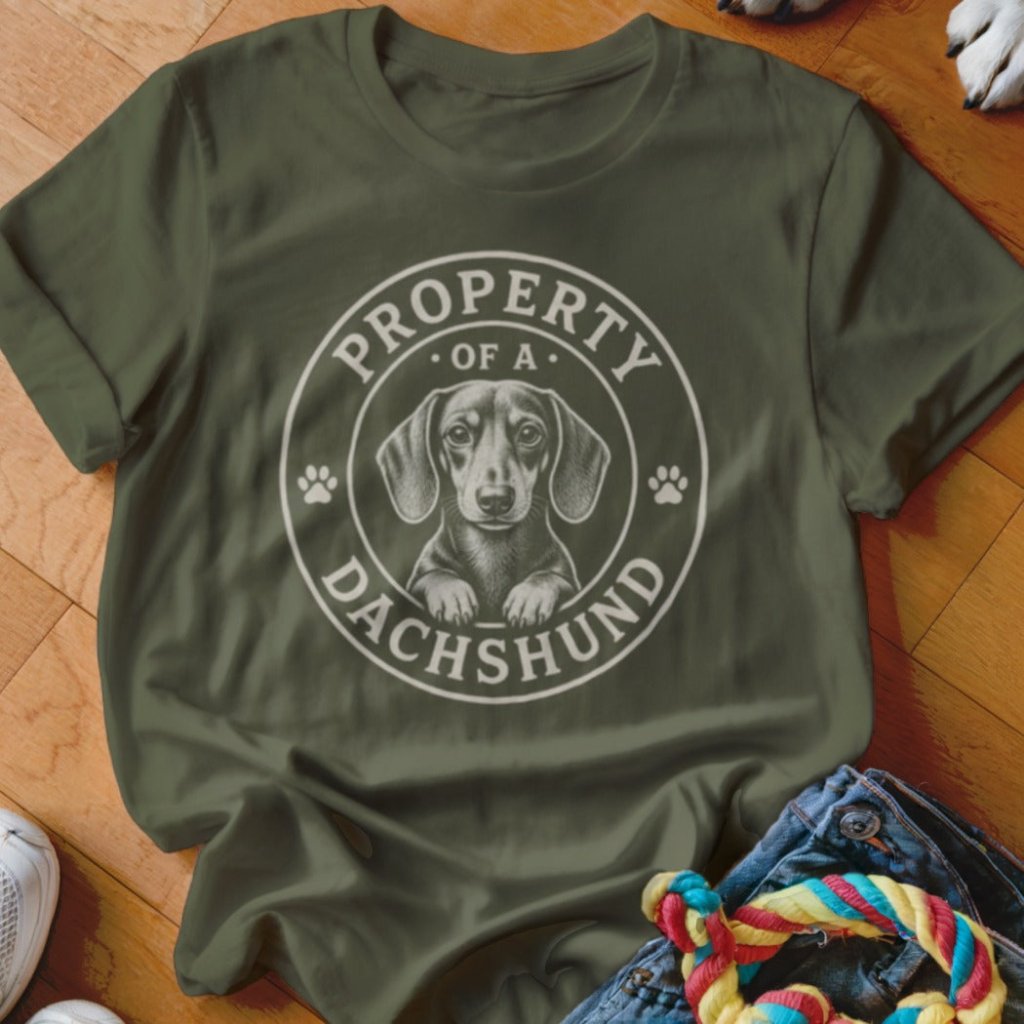 Property of a Dachshund Shirt - The Pawsitive Initiative