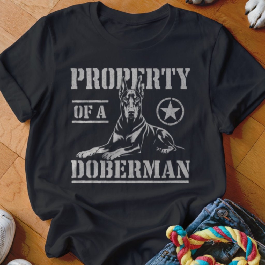 Property of a Doberman Shirt - The Pawsitive Initiative