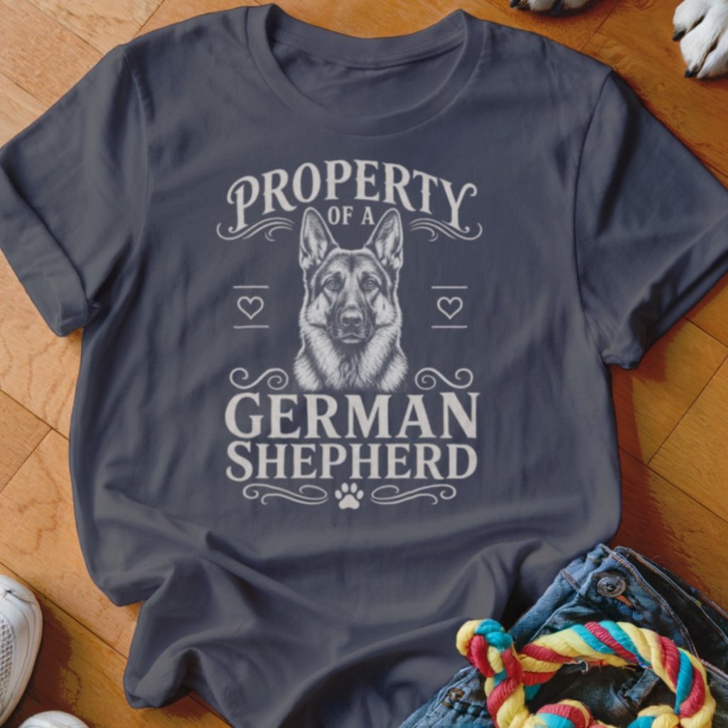 Property of a German Shepherd Shirt - The Pawsitive Initiative