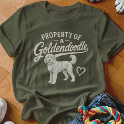 Property of a Goldendoodle Shirt - The Pawsitive Initiative