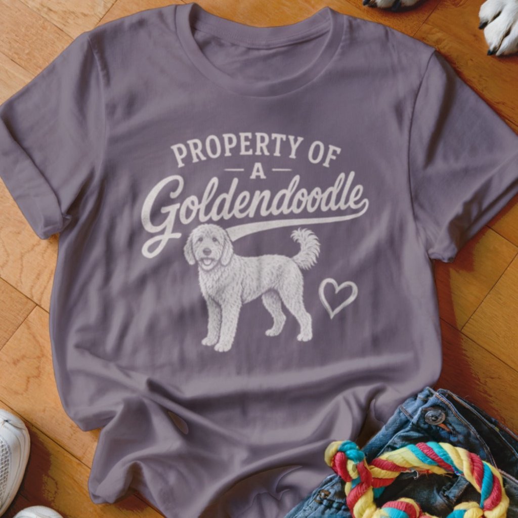 Property of a Goldendoodle Shirt - The Pawsitive Initiative
