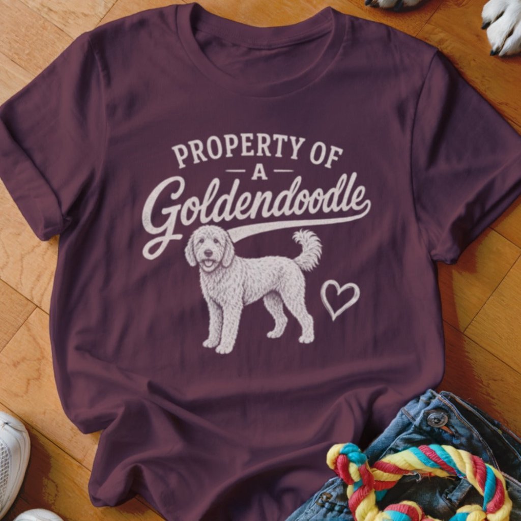 Property of a Goldendoodle Shirt - The Pawsitive Initiative