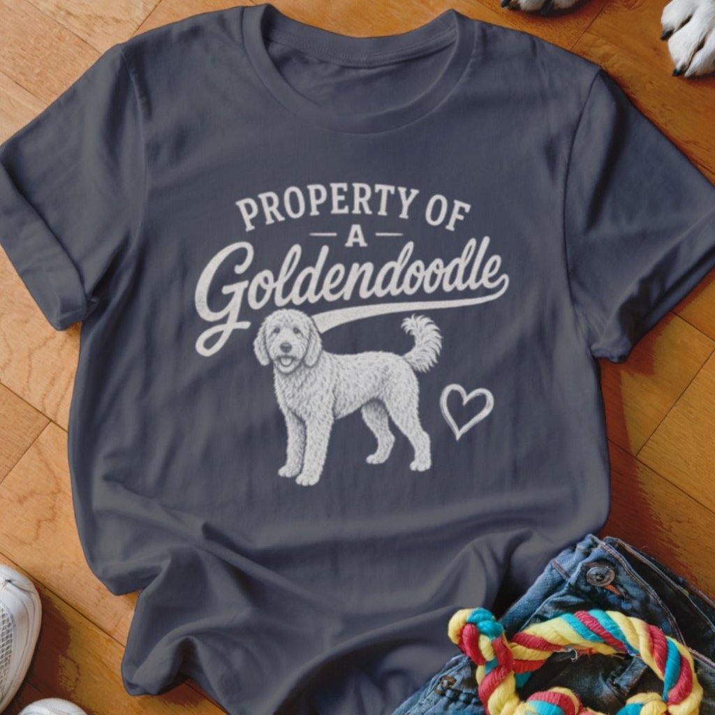Property of a Goldendoodle Shirt - The Pawsitive Initiative