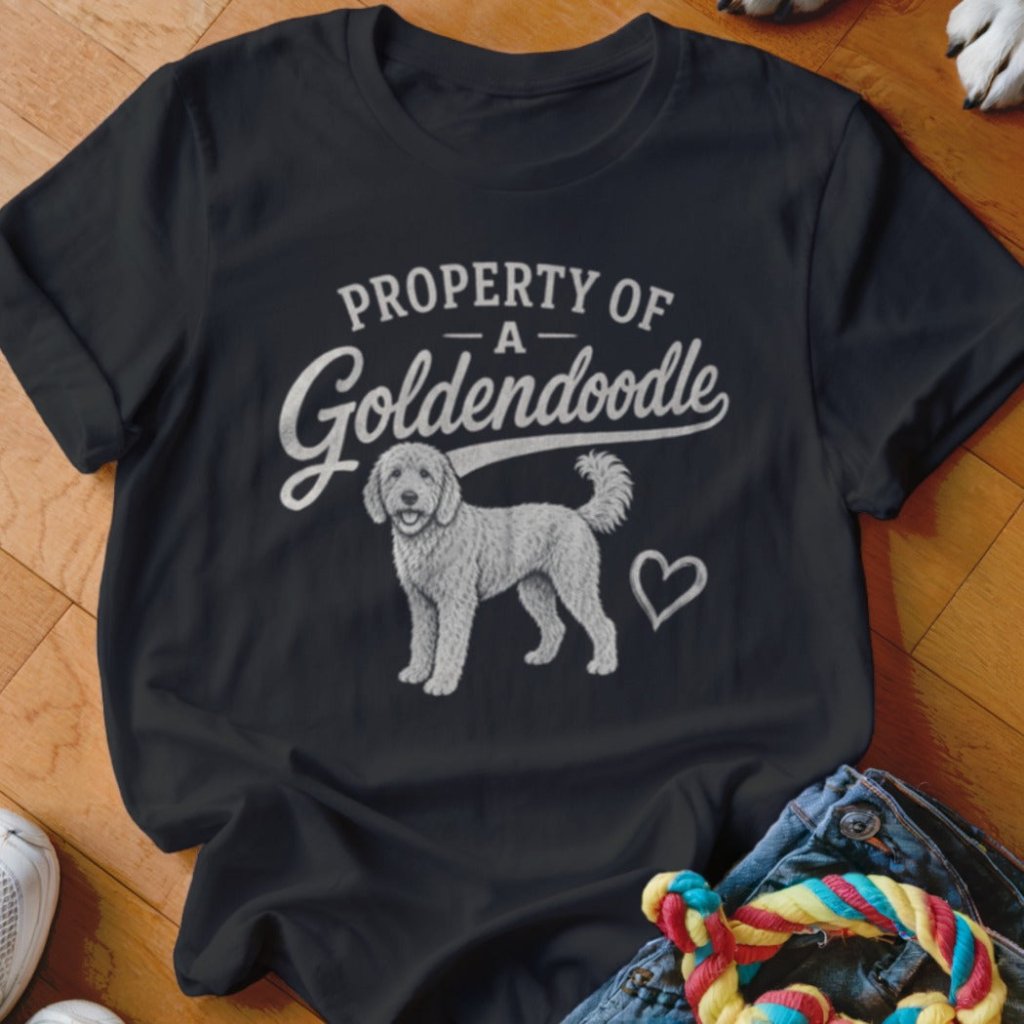 Property of a Goldendoodle Shirt - The Pawsitive Initiative