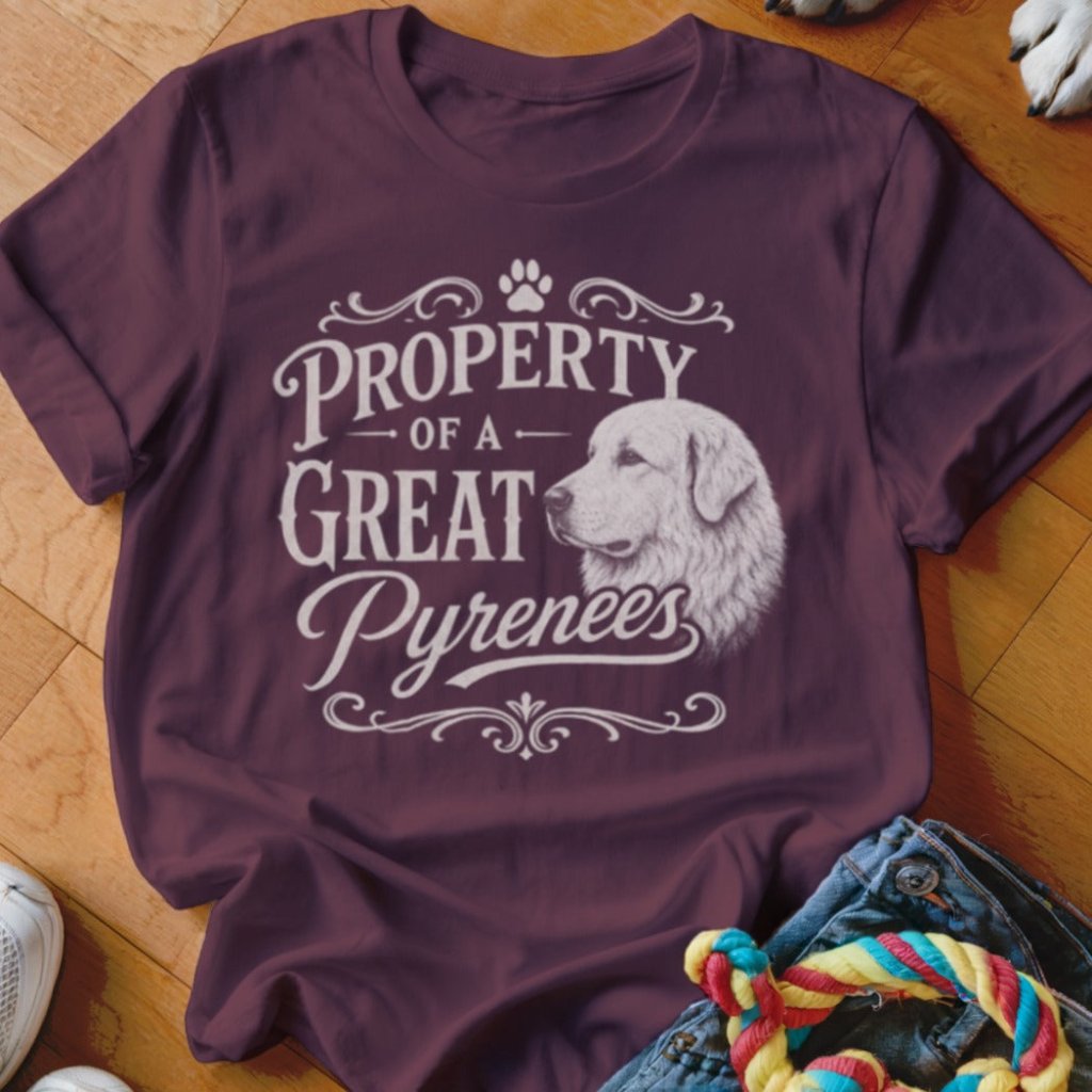 Property of a Great Pyrenees Shirt - The Pawsitive Initiative