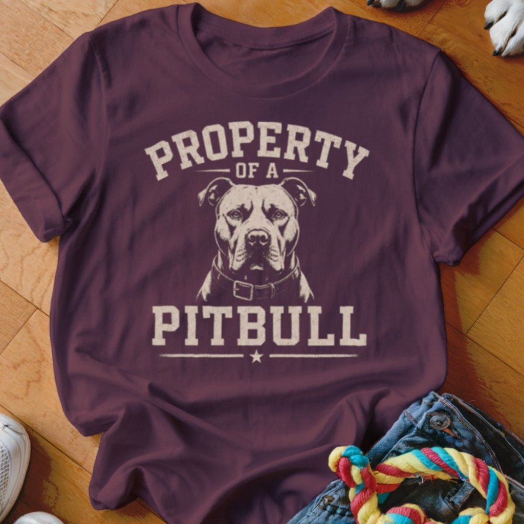 Property of a Pitbull Shirt - The Pawsitive Initiative