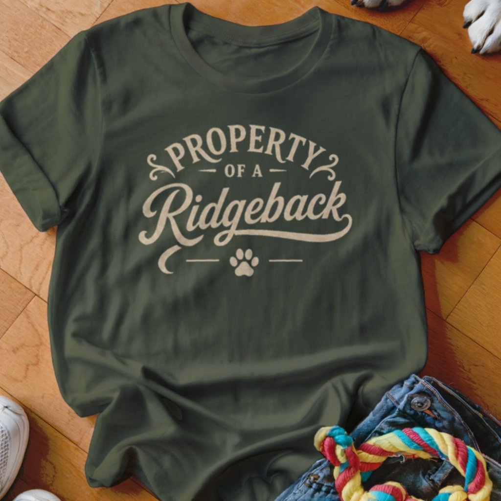 Property of a Ridgeback Shirt - The Pawsitive Initiative