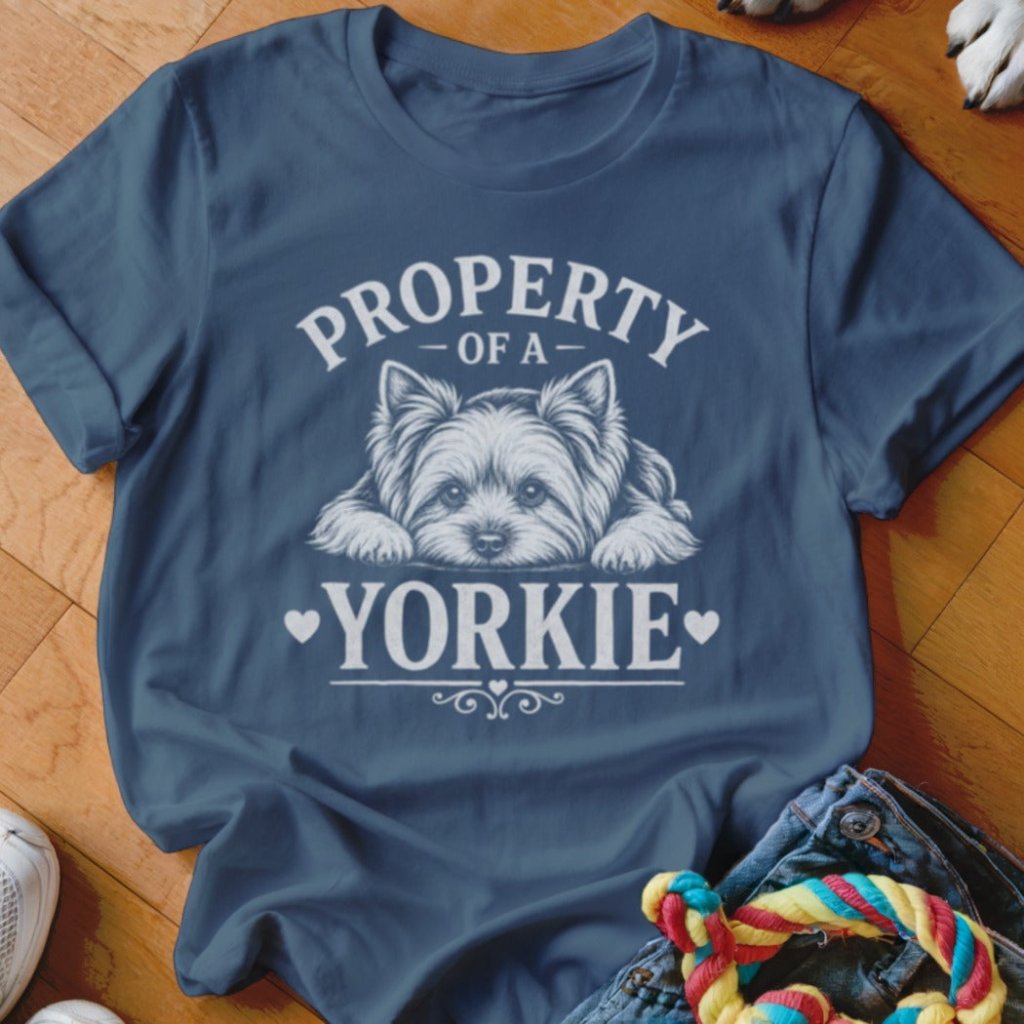Property of a Yorkie Shirt - The Pawsitive Initiative