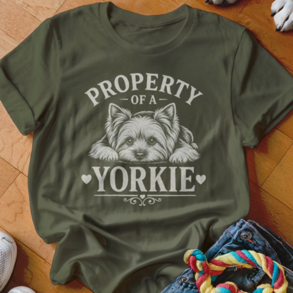 Property of a Yorkie Shirt - The Pawsitive Initiative