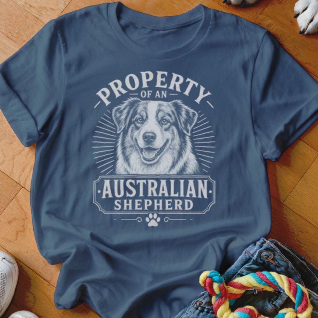 Property of an Australian Shepherd Shirt - The Pawsitive Initiative