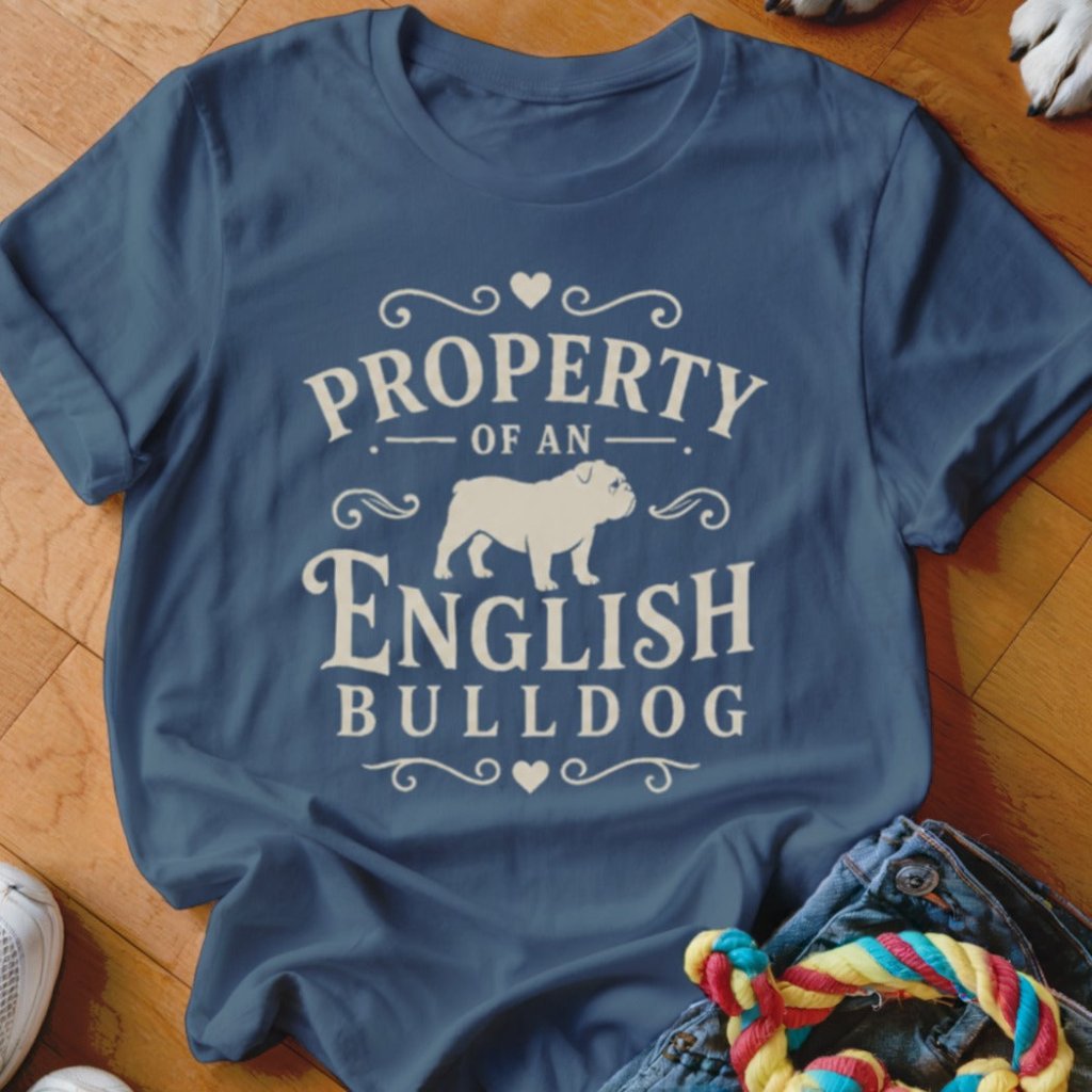 Property of an English Bulldog Shirt - The Pawsitive Initiative