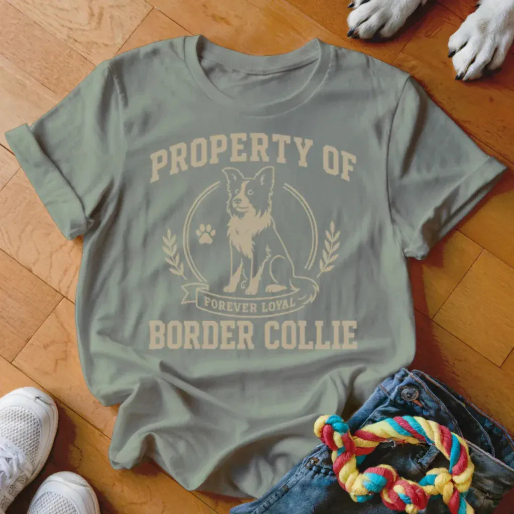 Property of Border Collie Shirt - The Pawsitive Initiative
