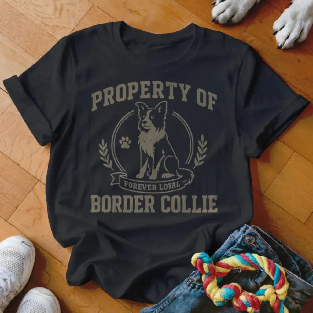 Property of Border Collie Shirt - The Pawsitive Initiative