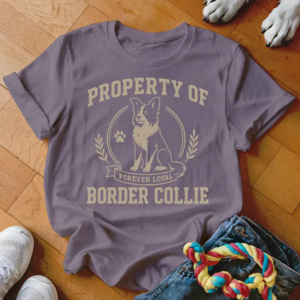 Property of Border Collie Shirt - The Pawsitive Initiative