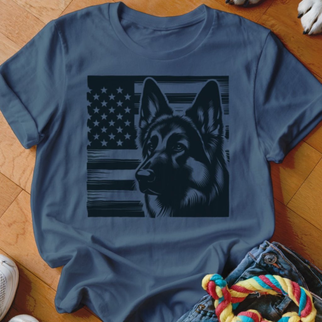 Proud American GSD Shirt - The Pawsitive Initiative