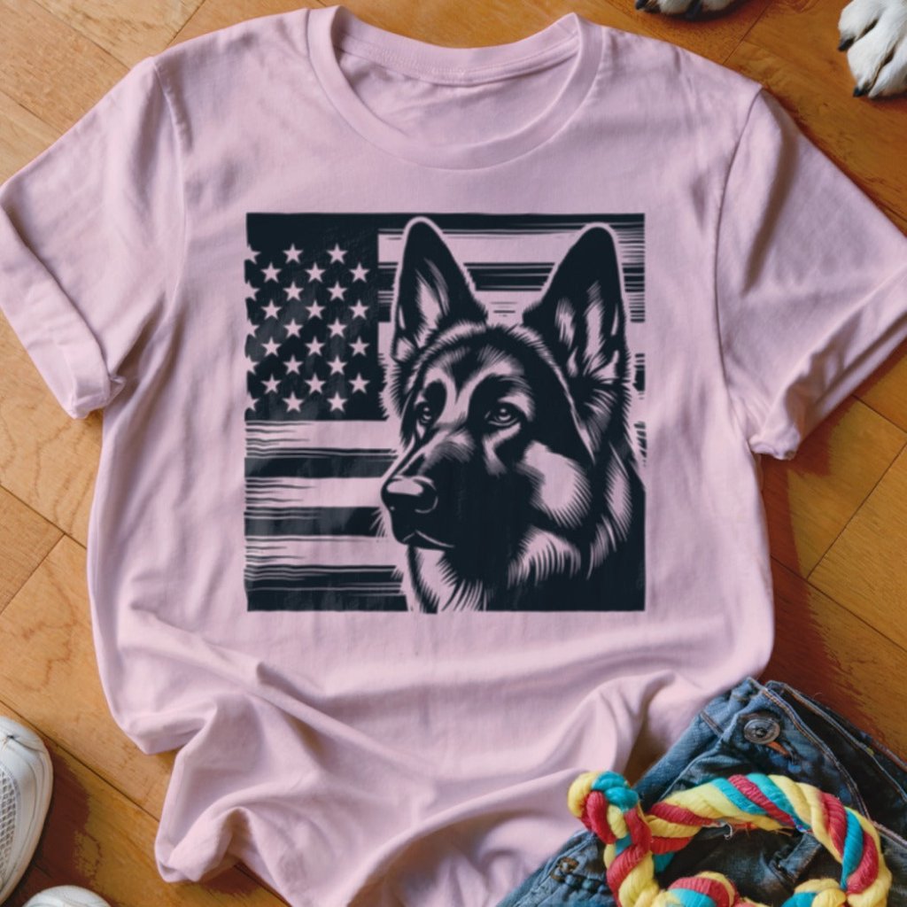 Proud American GSD Shirt - The Pawsitive Initiative