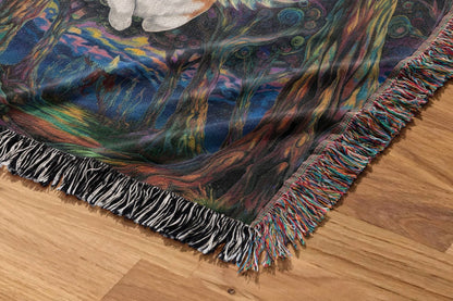 Psychedelic Corgi Angel Blanket - The Pawsitive Initiative