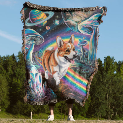 Psychedelic Corgi Blanket - The Pawsitive Initiative