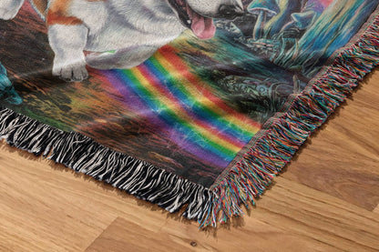 Psychedelic Corgi Blanket - The Pawsitive Initiative