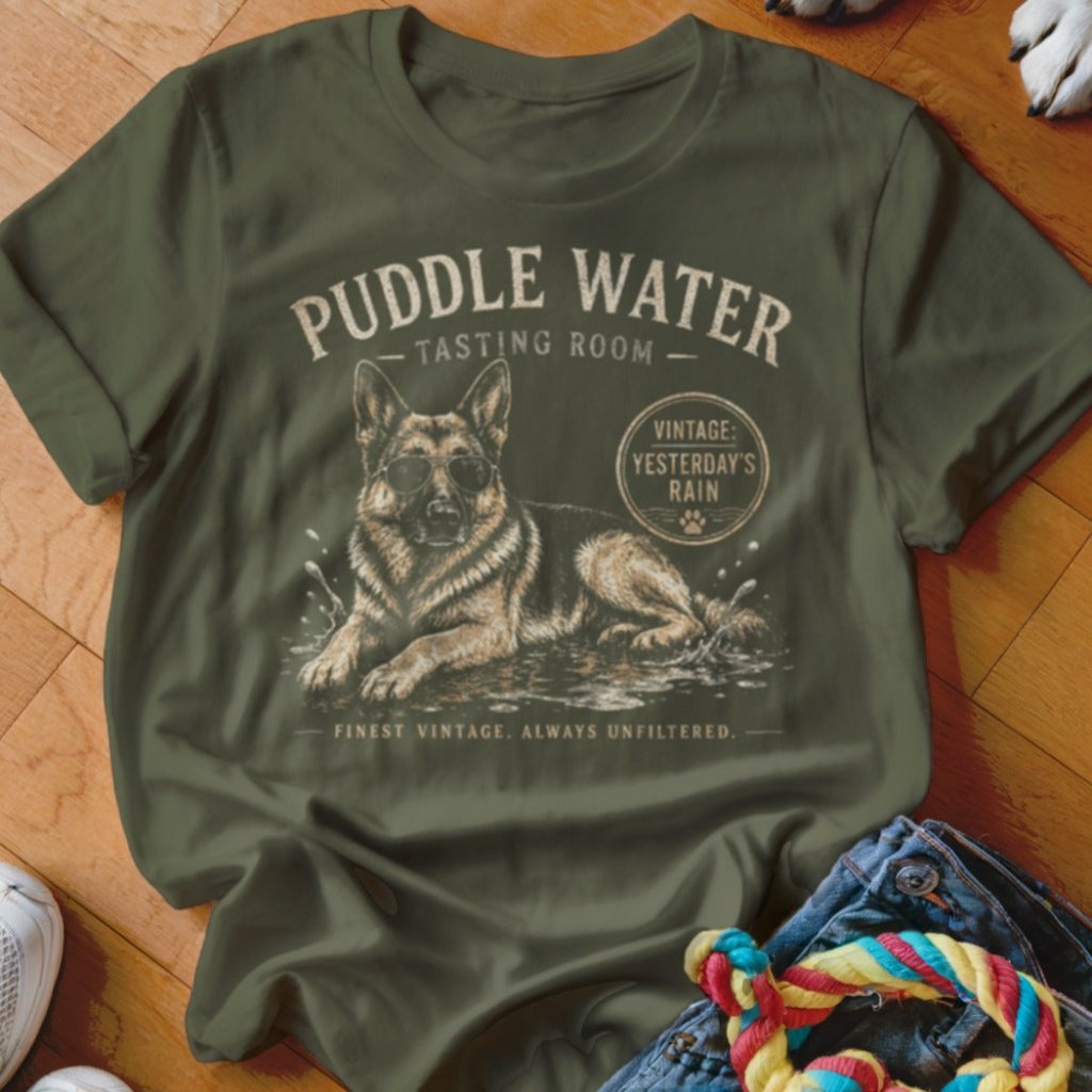 Puddle Water Tasting Room Shirt - The Pawsitive Initiative