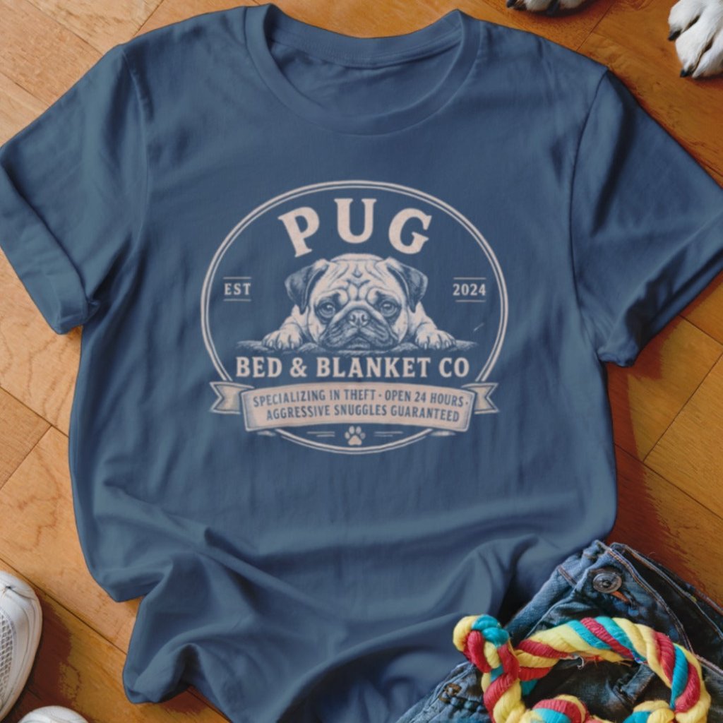 Pug Bed & Blanket Co Shirt - The Pawsitive Initiative