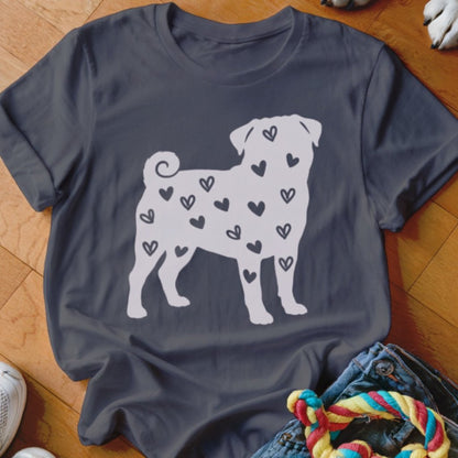 Pug Hearts Shirt - The Pawsitive Initiative