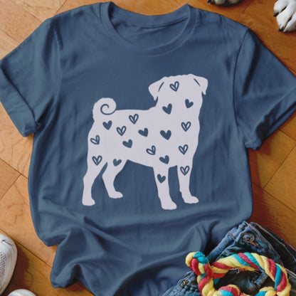 Pug Hearts Shirt - The Pawsitive Initiative