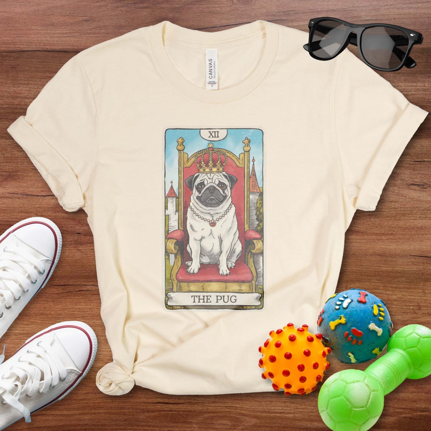 Pug Tarot Card Shirt - The Pawsitive Initiative