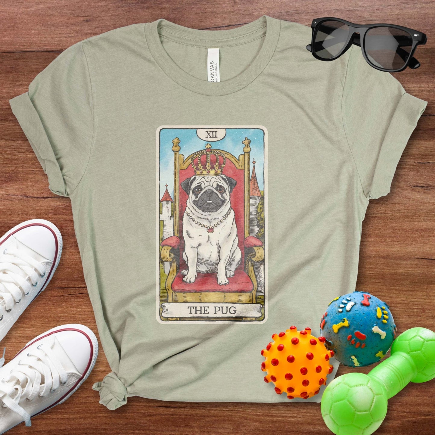 Pug Tarot Card Shirt - The Pawsitive Initiative