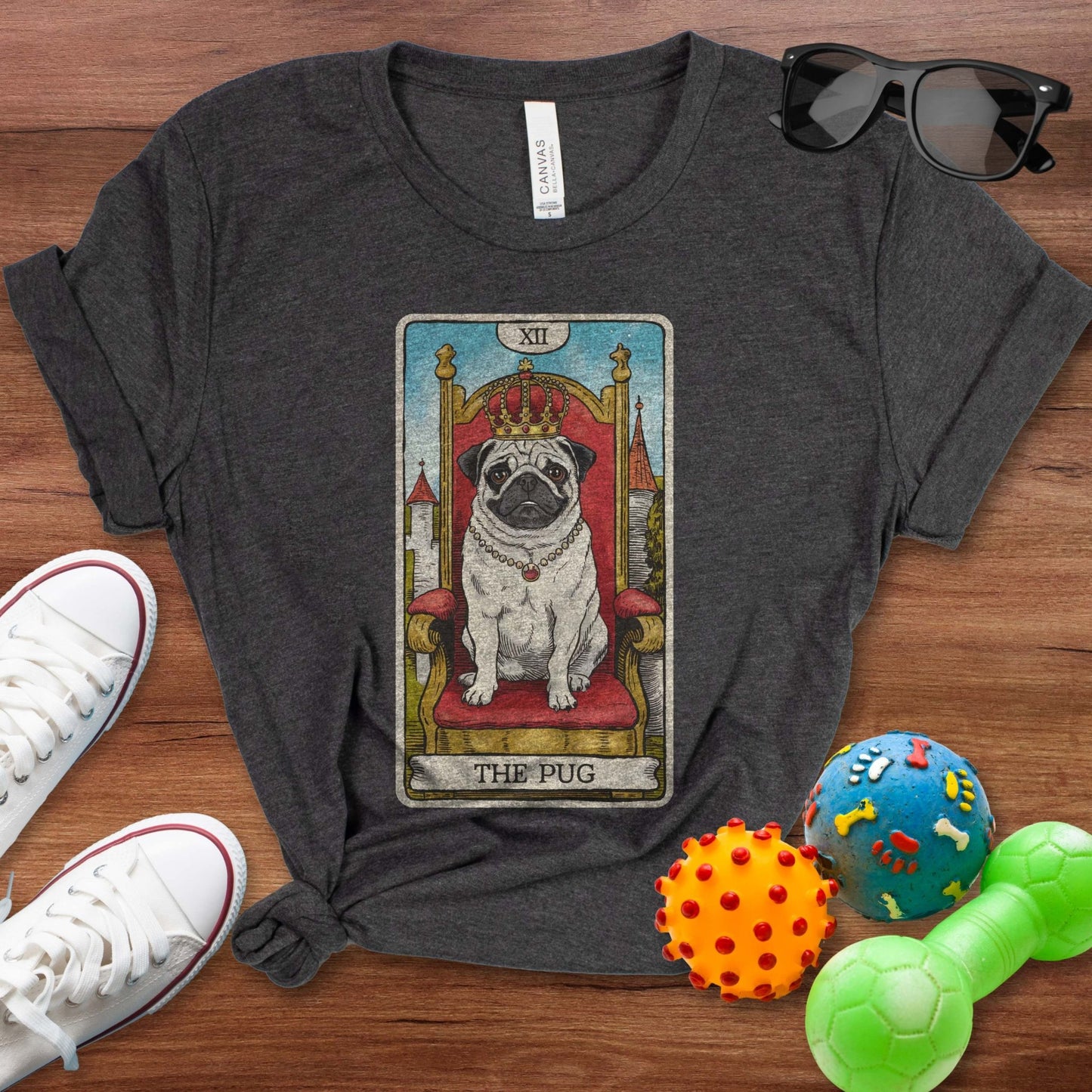 Pug Tarot Card Shirt - The Pawsitive Initiative