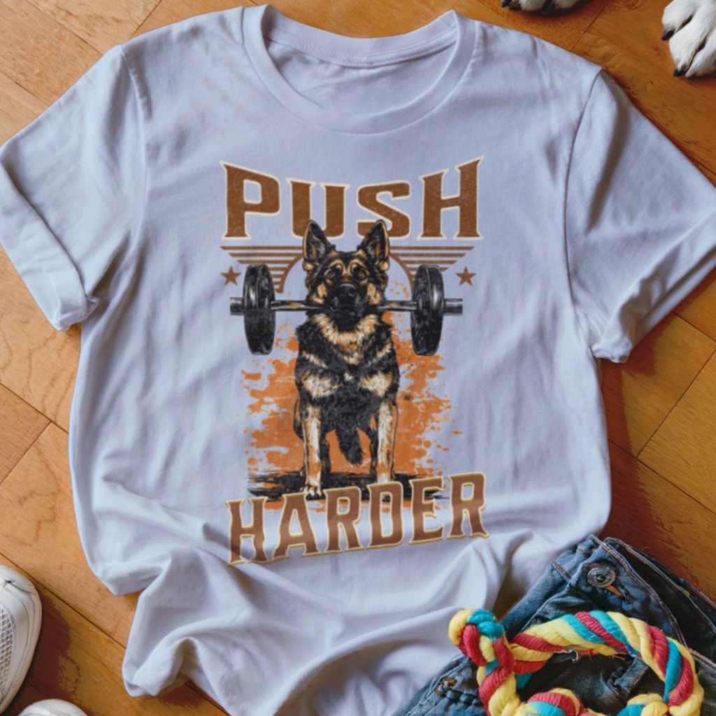 Push Harder Shirt - The Pawsitive Initiative