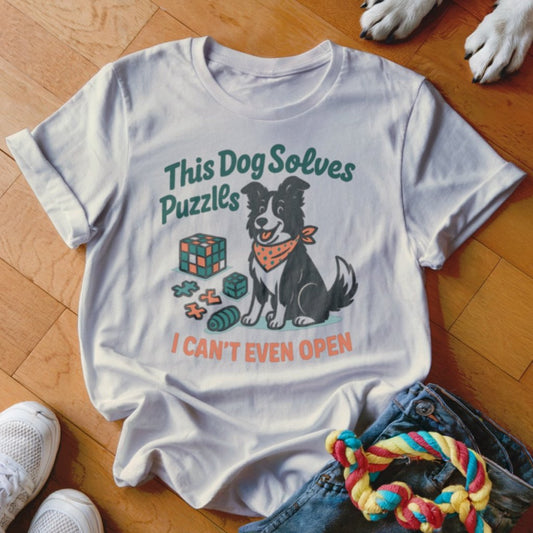 Puzzle Solving Dog Shirt - The Pawsitive Initiative