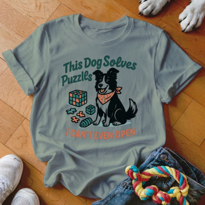 Puzzle Solving Dog Shirt - The Pawsitive Initiative