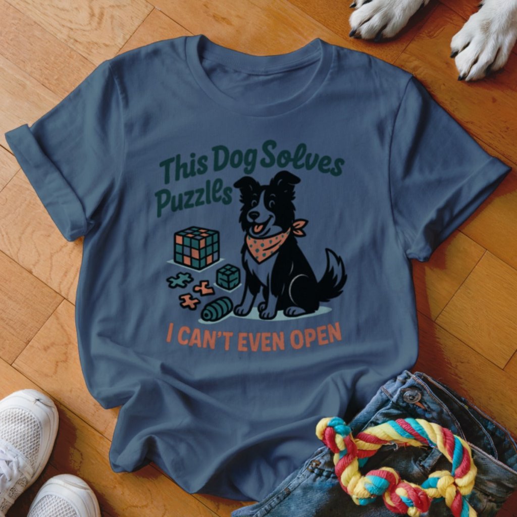 Puzzle Solving Dog Shirt - The Pawsitive Initiative