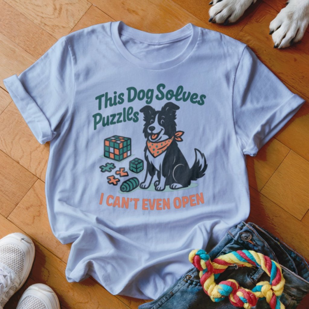 Puzzle Solving Dog Shirt - The Pawsitive Initiative