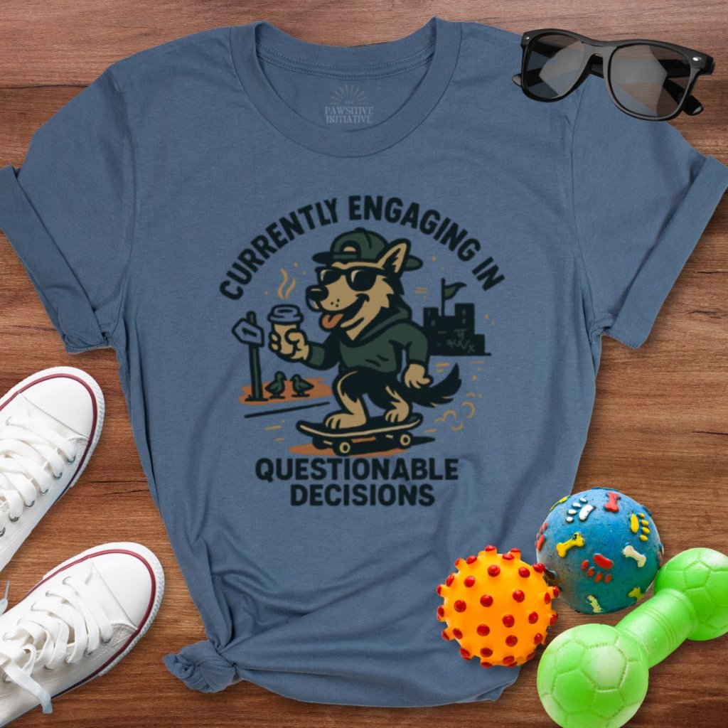 Questionable Decisions Shirt - The Pawsitive Initiative