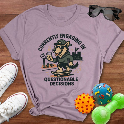Questionable Decisions Shirt - The Pawsitive Initiative