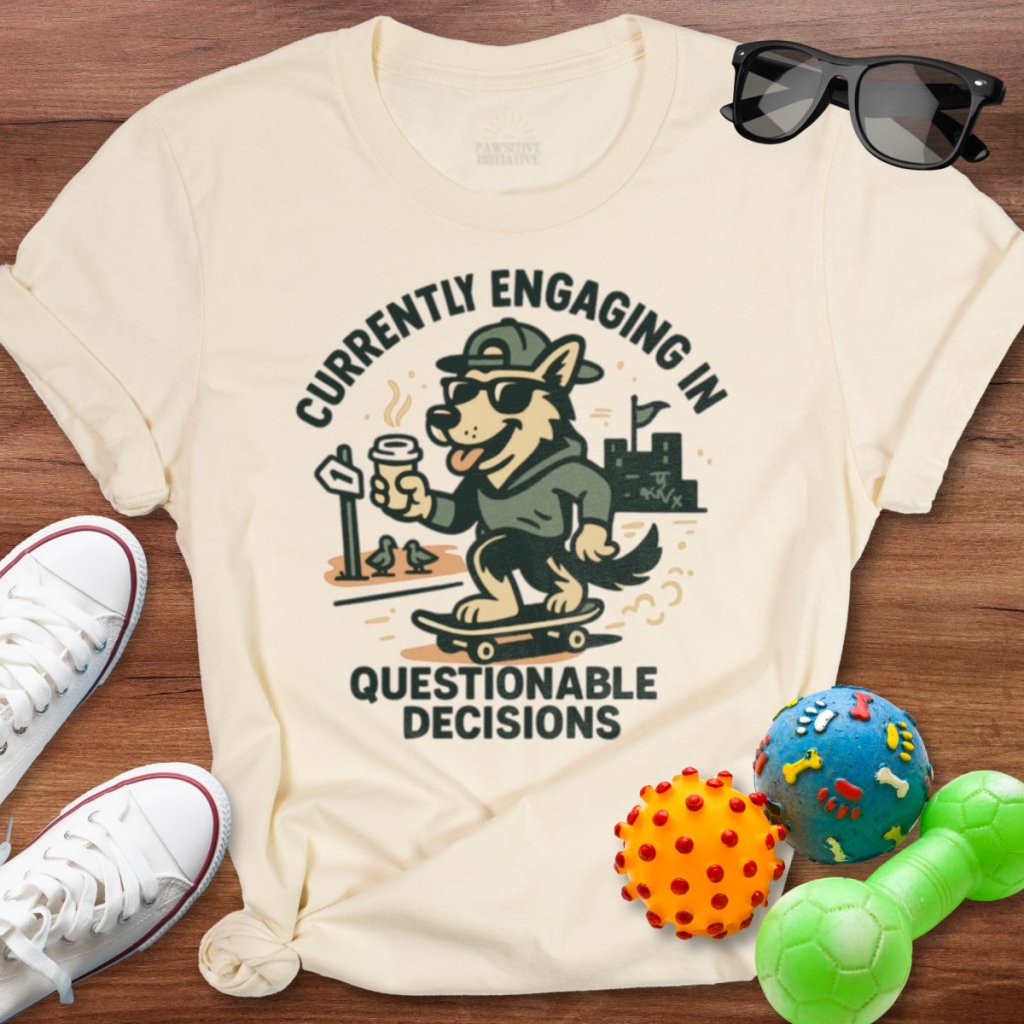 Questionable Decisions Shirt - The Pawsitive Initiative