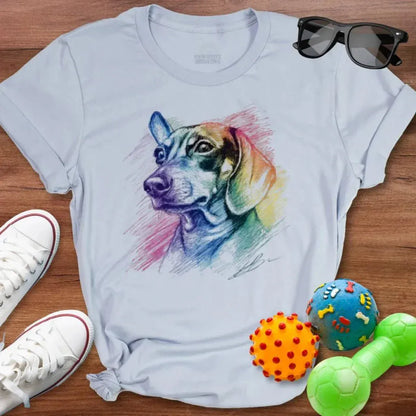 Rainbow Dachshund Shirt - The Pawsitive Initiative