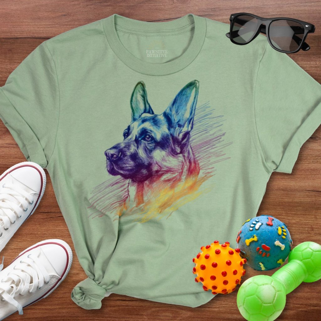Rainbow Shepherd Shirt - The Pawsitive Initiative