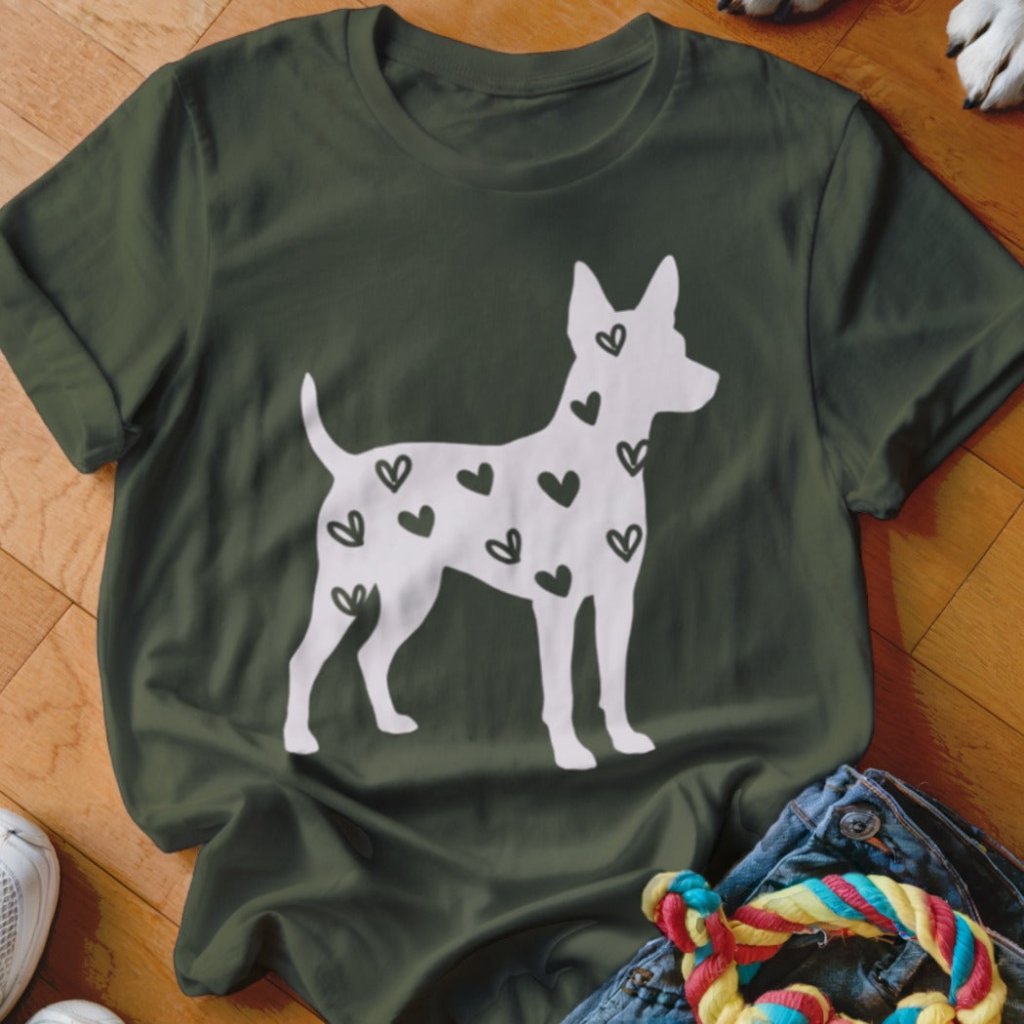 Rat Terrier Hearts Shirt - The Pawsitive Initiative